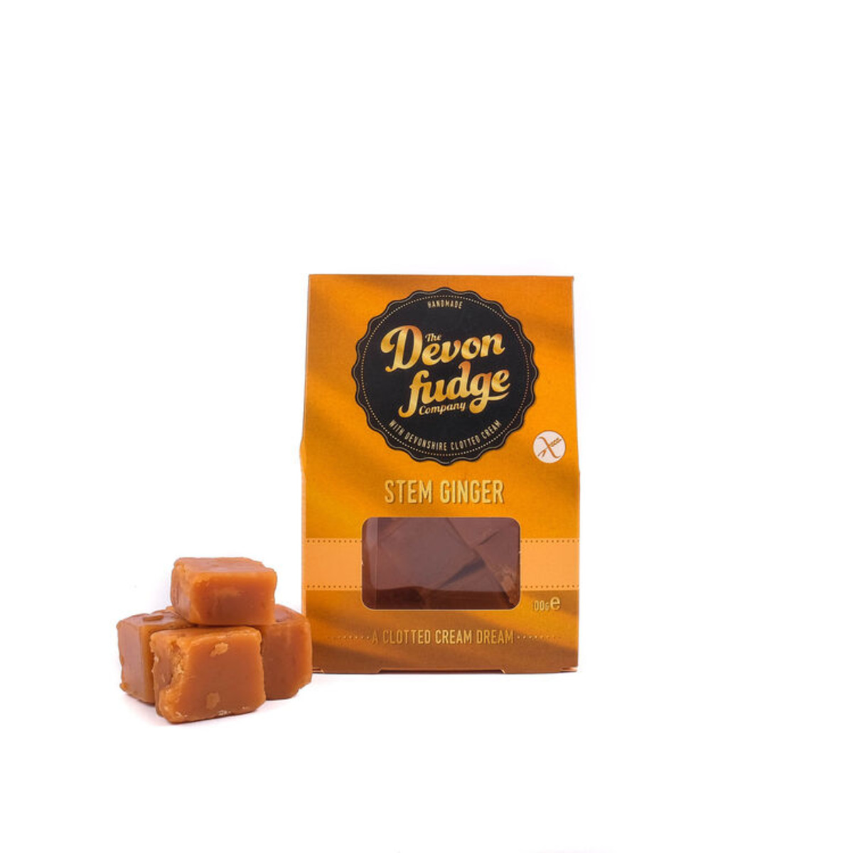The Devon Fudge Company Stem Ginger Fudge
